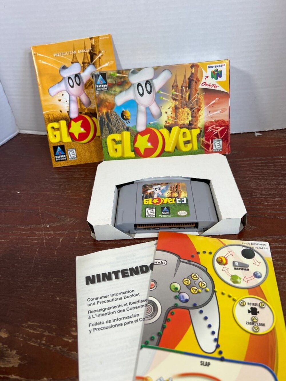 Glover Nintendo 64 Game Complete In Box With Manual & Inserts Tested